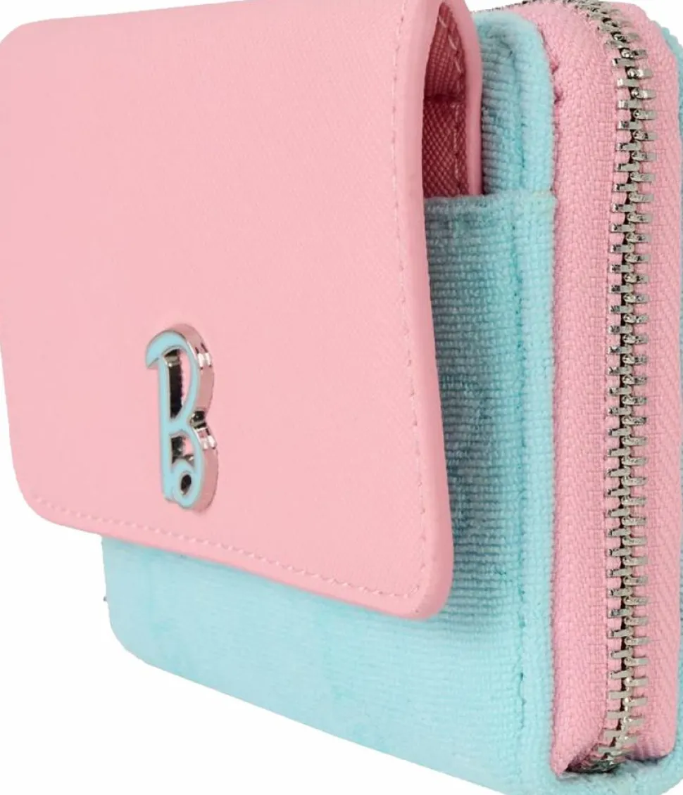 Barbie - Classic Terry Cloth 4" Faux Leather Zip-Around Wallet