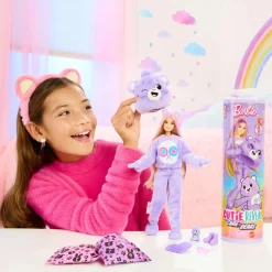 Barbie - Cutie Reveal Care Bears Share Bear Doll (Series 1)