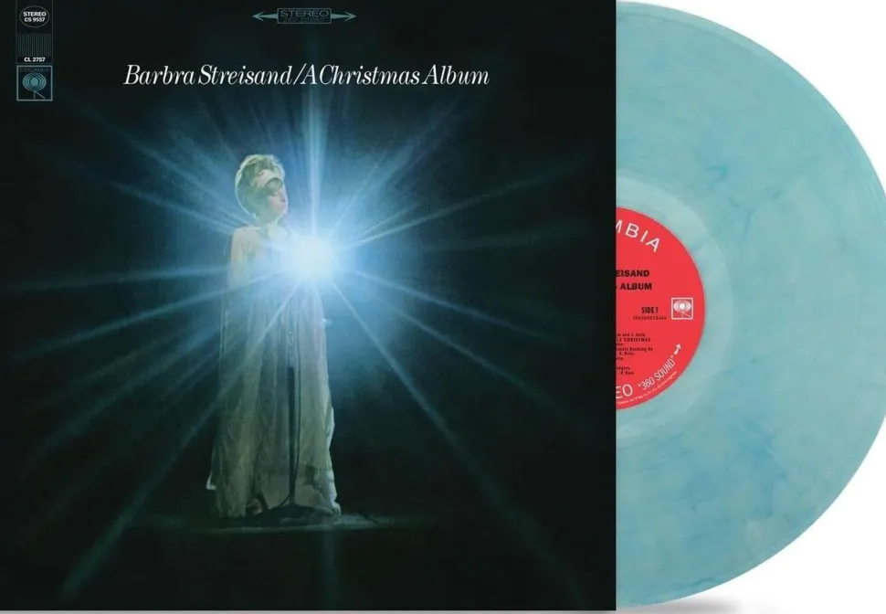 Barbra Streisand - A Christmas Album LP Vinyl Record (Turquoise Marble Coloured Vinyl)