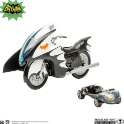 Batman (1966) - Batcycle with Sidecar DC Retro 6” Scale Action Figure Vehicle