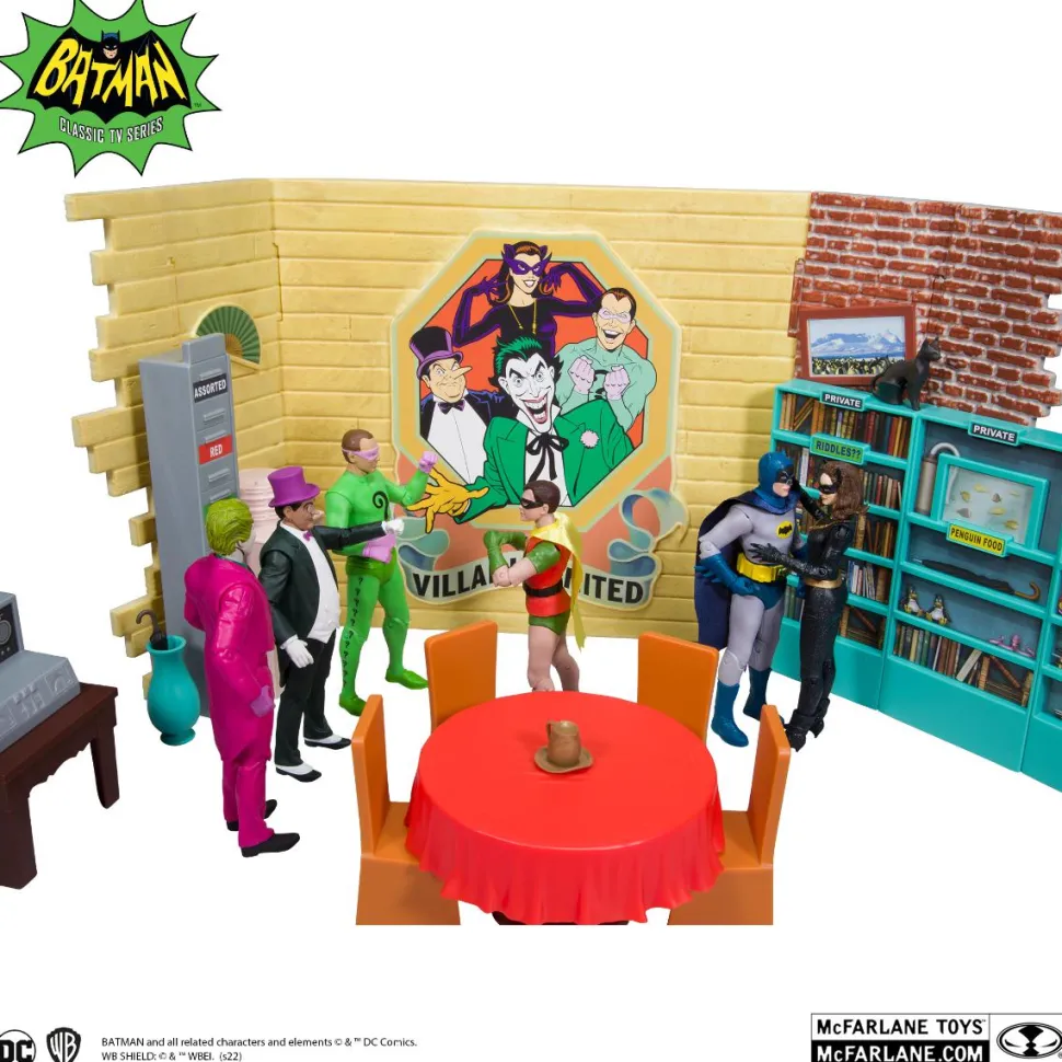 Batman (1966) - Villain’s Lair DC Retro 6” Scale Action Figure Playset