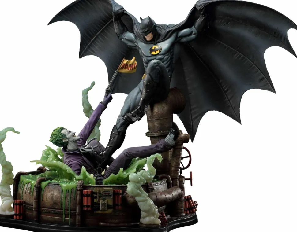 Batman - Batman vs The Joker Deluxe Bonus Version 1/3 Scale Statue