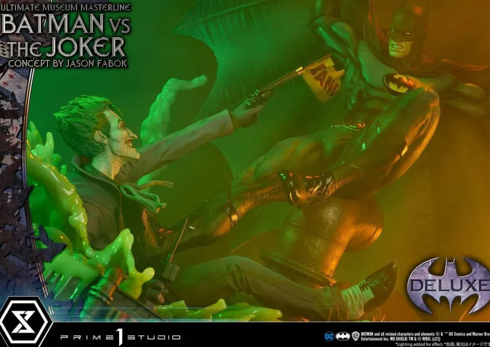 Batman - Batman vs The Joker Deluxe Bonus Version 1/3 Scale Statue