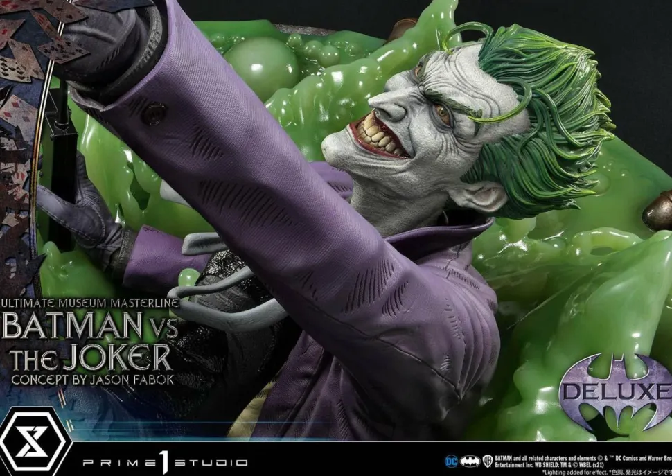 Batman - Batman vs The Joker Deluxe Bonus Version 1/3 Scale Statue