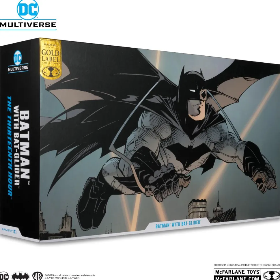 Batman - Batman with Bat-Glider (The Thirteenth Hour) DC Multiverse Gold Label 7" Scale Action Figure