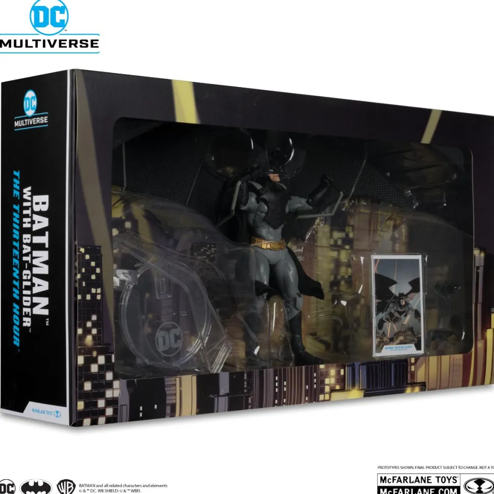 Batman - Batman with Bat-Glider (The Thirteenth Hour) DC Multiverse Gold Label 7" Scale Action Figure