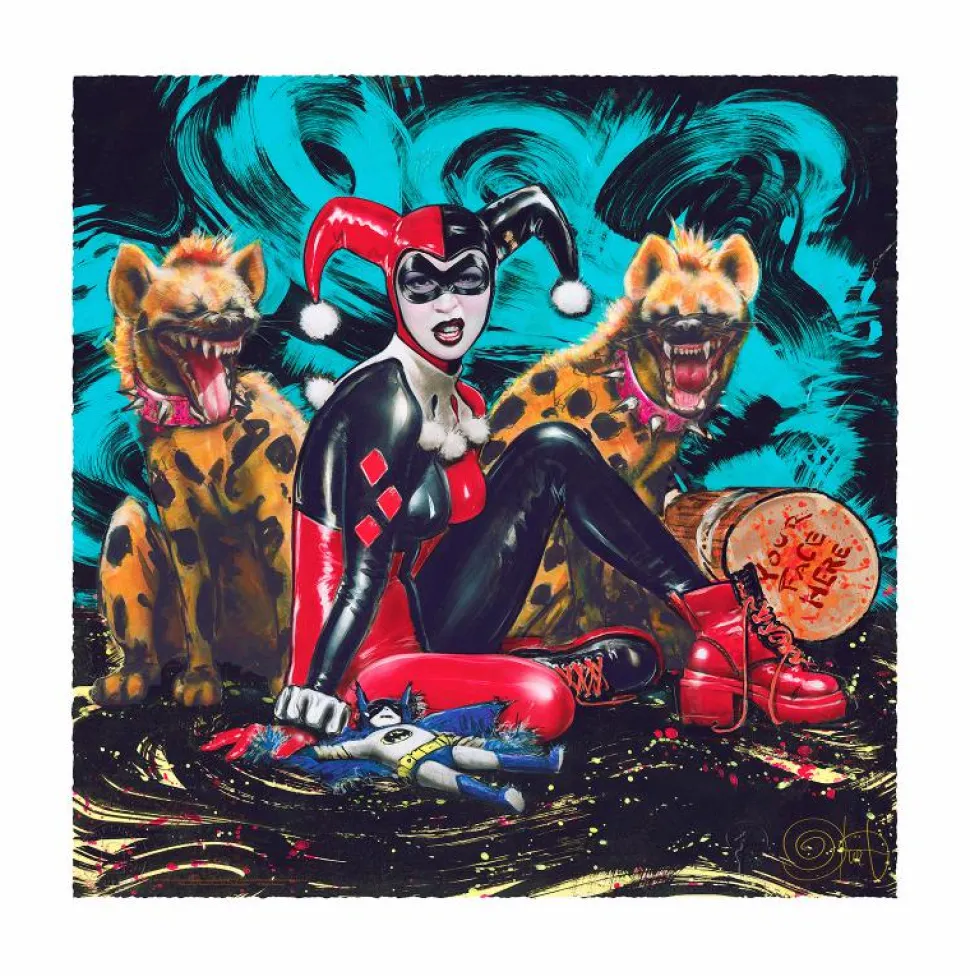 Batman - Bud & Lou Fine Art Print by Olivia De Berardinis