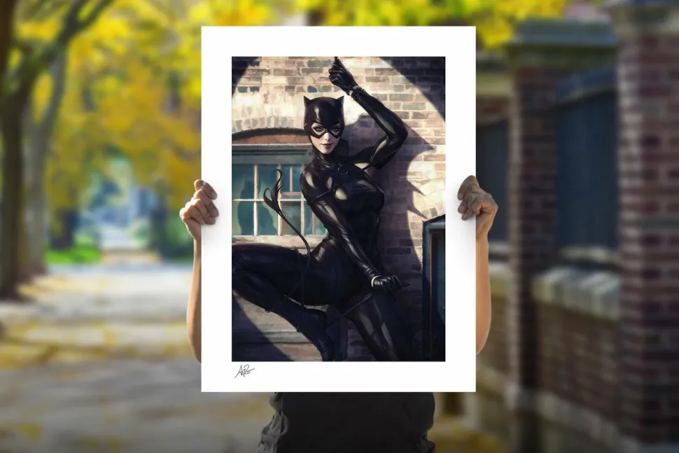 Batman - Catwoman #1 Fine Art Print by Stanley "Artgerm" Lau
