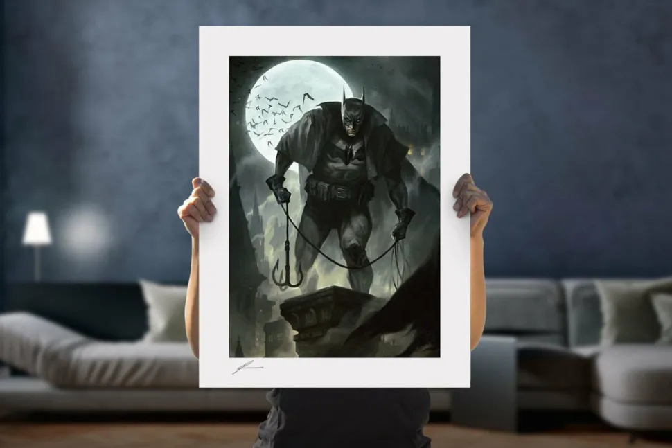 Batman - Gotham by Gaslight Fine Art Print by Richard Luong