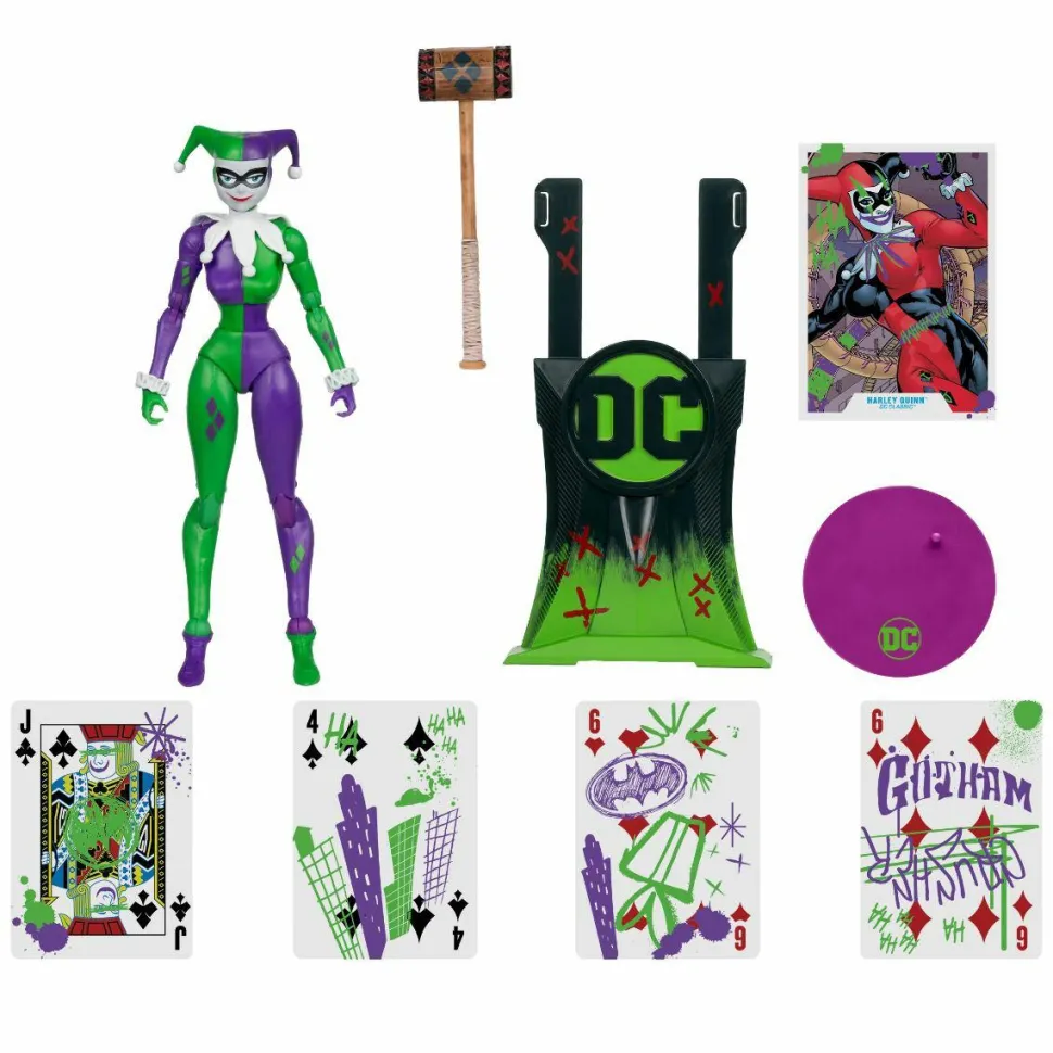 Batman - Harley Quinn (Jokerized) DC Multiverse Gold Label 7" Scale Action Figure