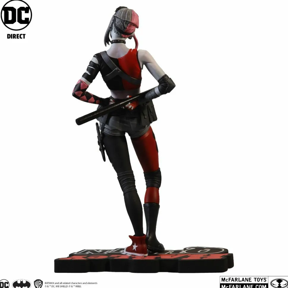Batman - Harley Quinn Red, White & Black by Simone Di Mio 1/10th Scale Statue