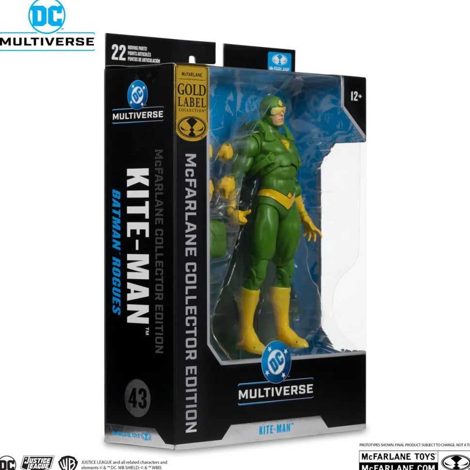 Batman - Kite-Man McFarlane Collector Edition Gold Label 7" Scale Action Figure