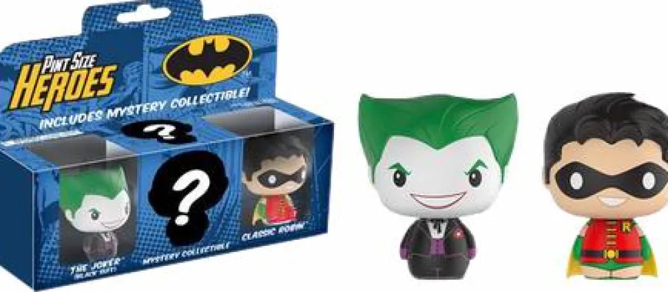 Batman - The Joker, Robin and Mystery Pint Size Heroes 3-Pack