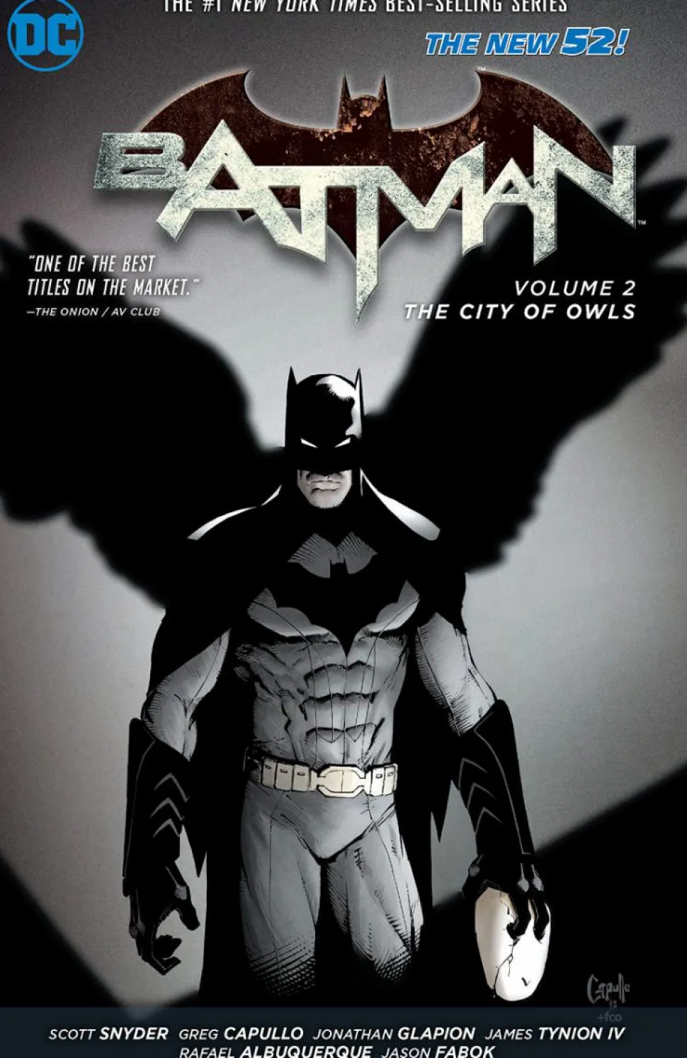 Batman - Volume 02 The City of Owls (The New 52) Trade Paperback Book