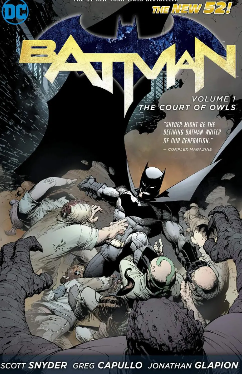 Batman - Volume 01 The Court of Owls (The New 52) Trade Paperback Book