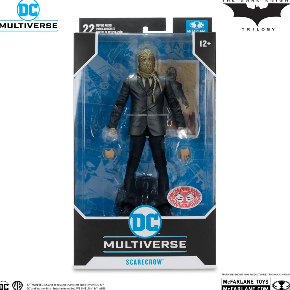 Batman Begins (2005) - Scarecrow DC Multiverse Red Platinum Edition 7" Scale Action Figure