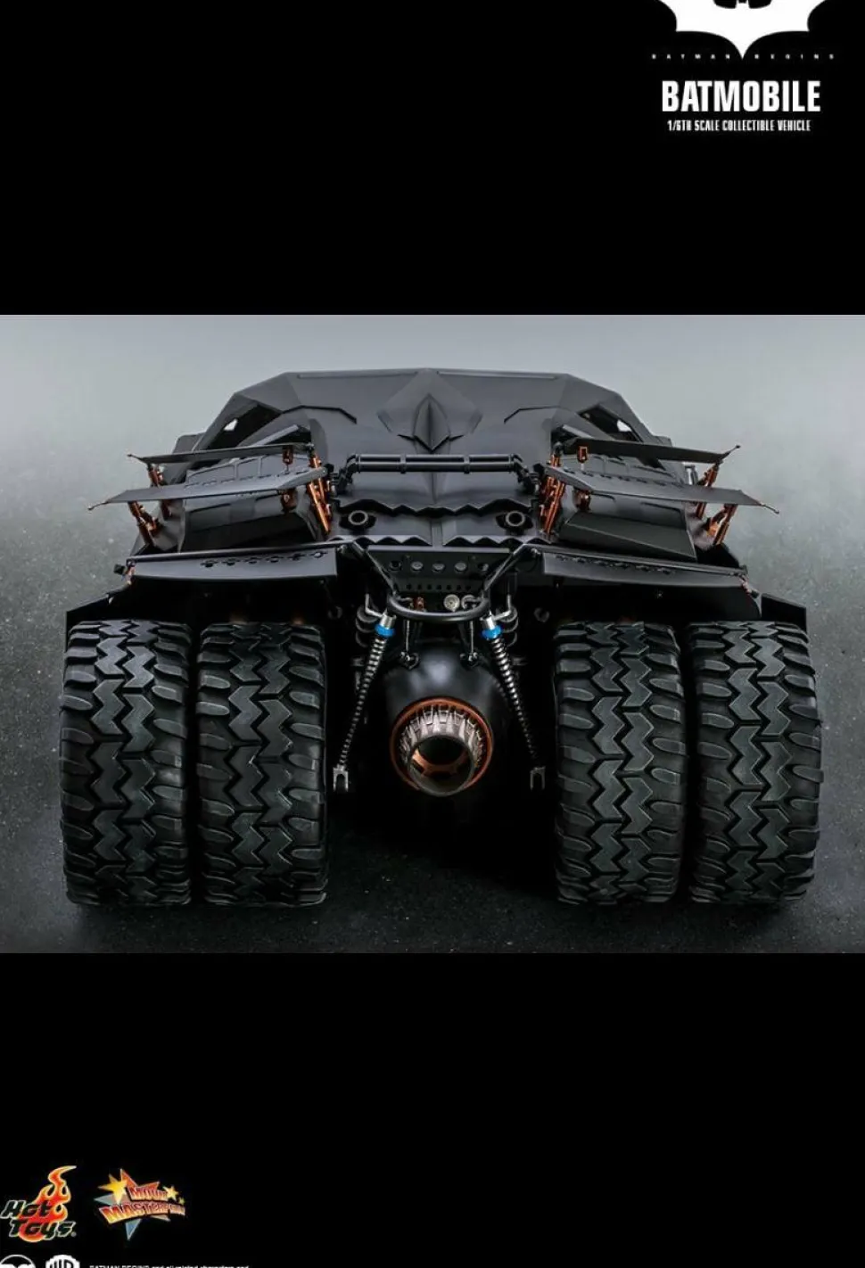 Batman Begins - Batmobile Tumbler 1/6th Scale Hot Toys Action Figure Vehicle Accessory