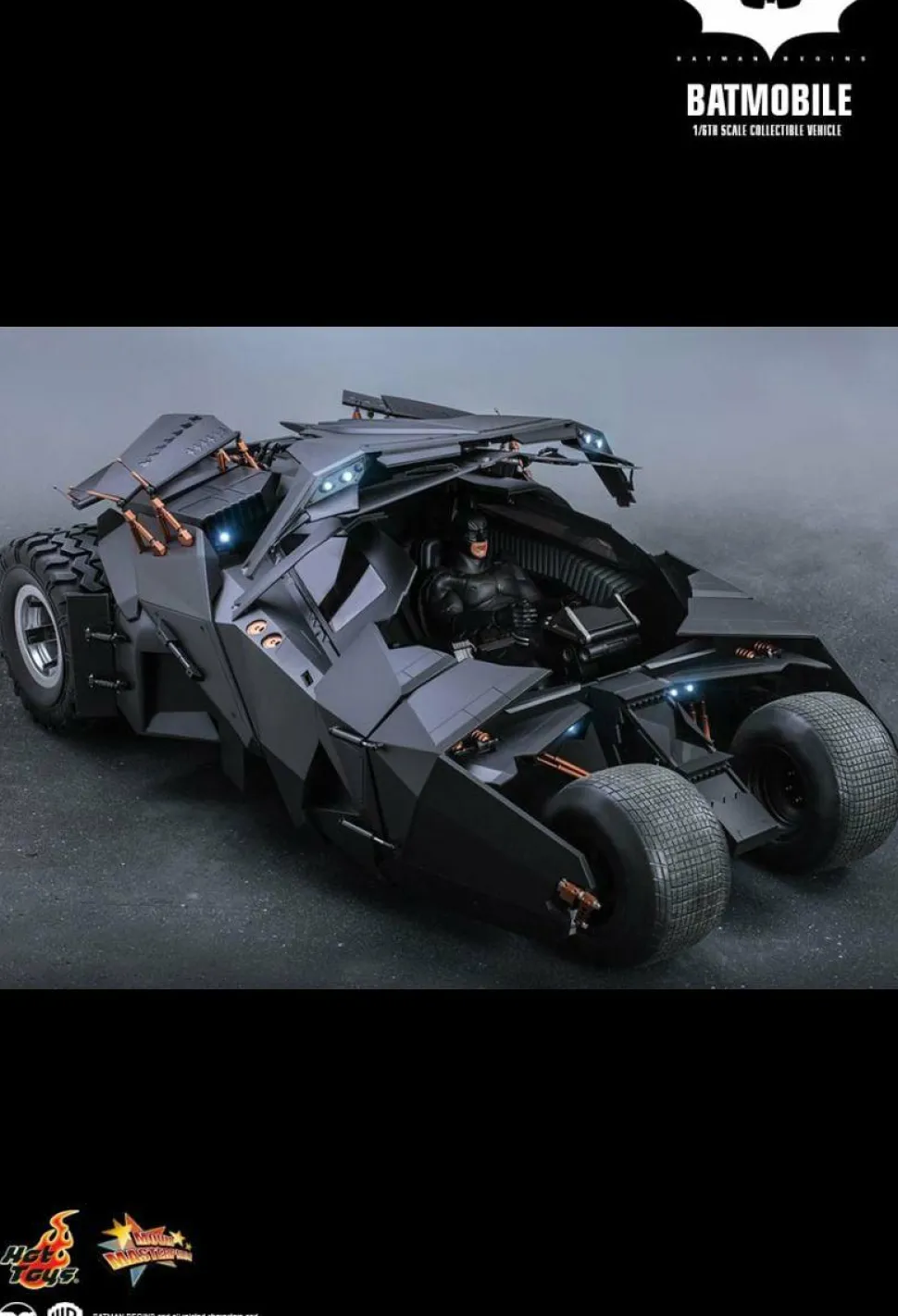 Batman Begins - Batmobile Tumbler 1/6th Scale Hot Toys Action Figure Vehicle Accessory