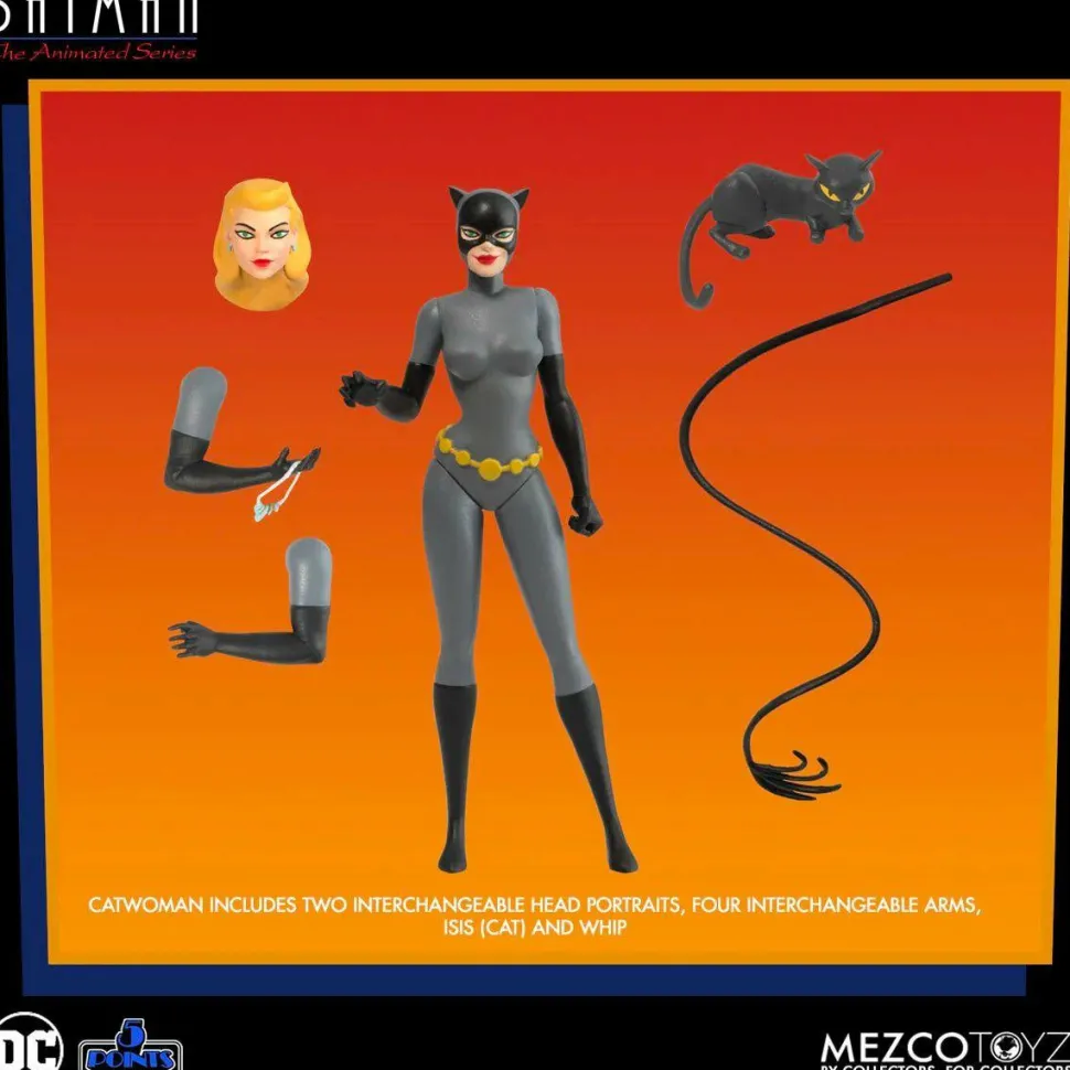 Batman: The Animated Series - Catwoman 5 Points 3.75" Scale Action Figure