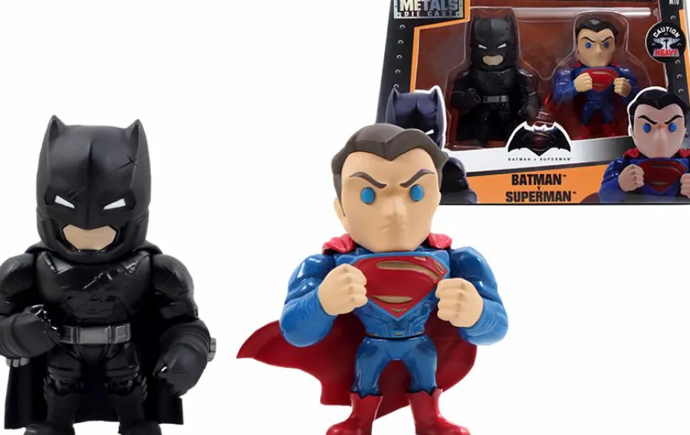 Batman vs Superman: Dawn of Justice - Batman & Superman Metals 4” Die-Cast Action Figure 2-Pack Variants