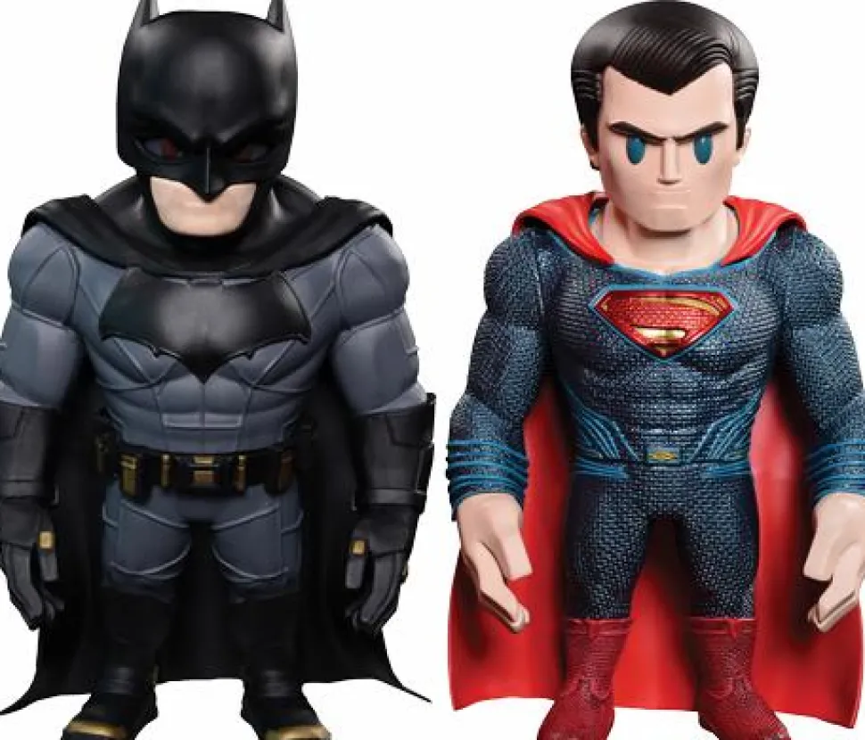 Batman vs Superman: Dawn of Justice - Batman and Superman Artist Mix Bobble Head Hot Toys Figures (Set of 2)