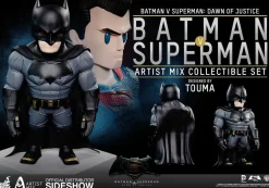 Batman vs Superman: Dawn of Justice - Batman and Superman Artist Mix Bobble Head Hot Toys Figures (Set of 2)