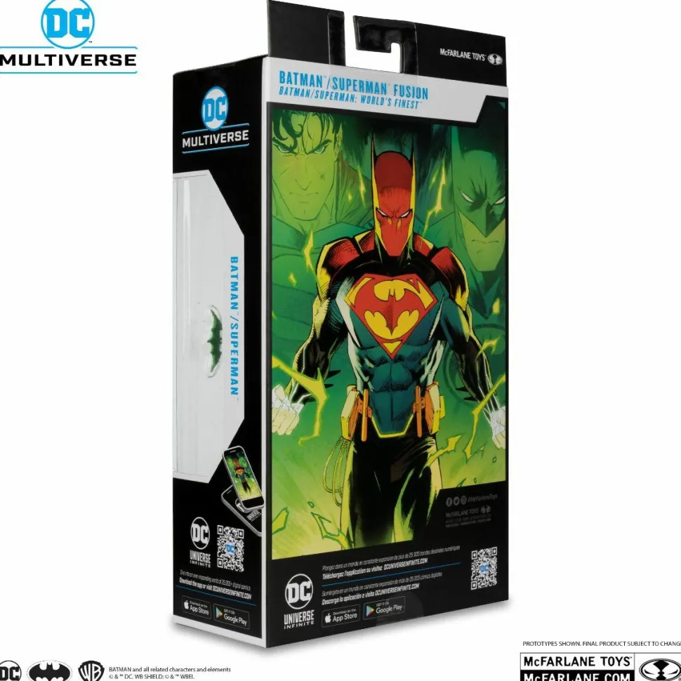 Batman/Superman: World's Finest - Batman/Superman Fusion DC Multiverse 7" Scale Action Figure