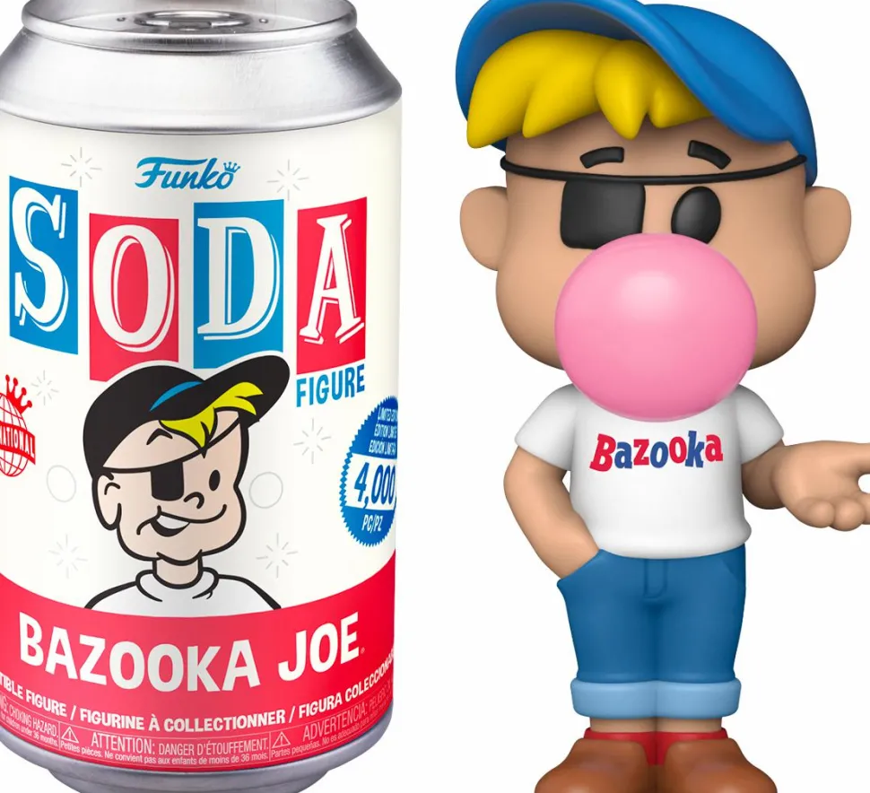 Bazooka - Bazooka Joe Vinyl SODA Figure in Collector Can (International Edition)
