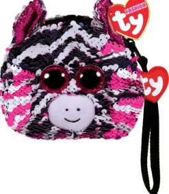 Beanie Boos - Zoey the Zebra 5” Flippable Coin Purse