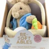 Beatrix Potter - Peter Rabbit in Basket Re-Softables 10" Plush Playset
