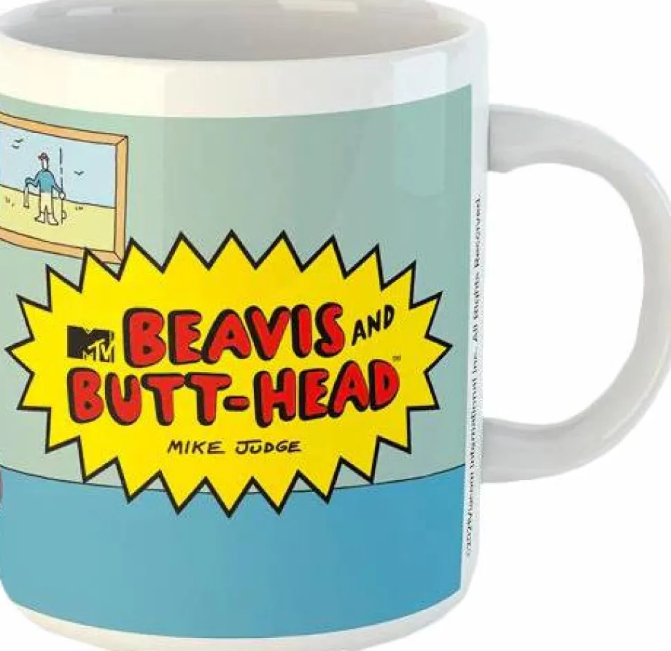 Beavis and Butt-Head - Beavis and Butt-Head on Couch Ceramic Mug