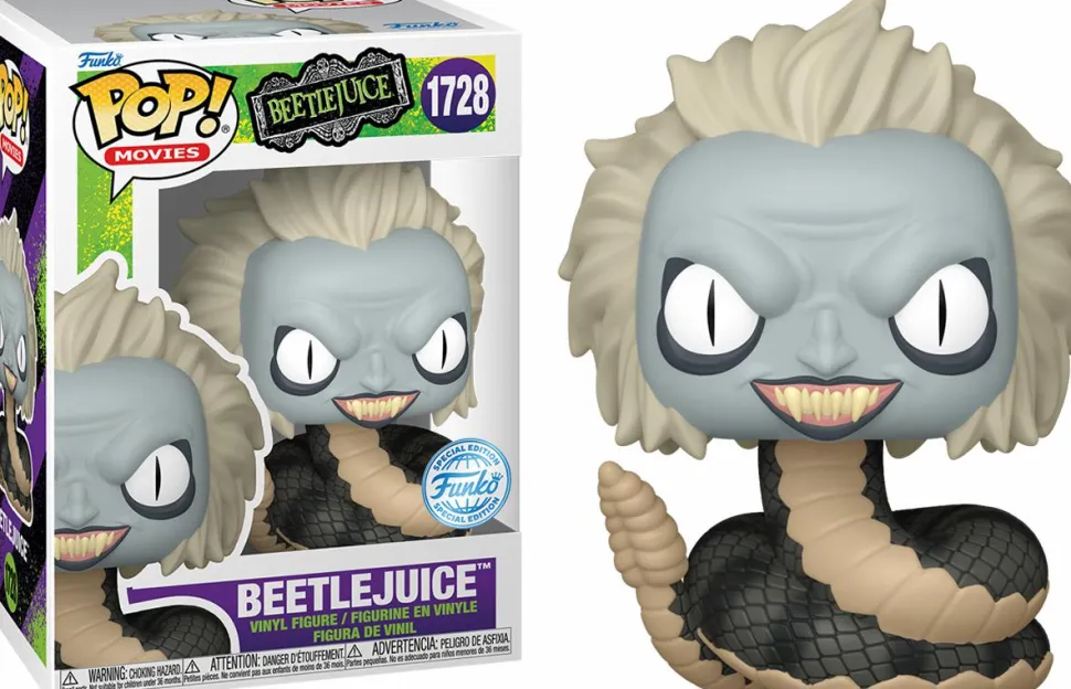 Beetlejuice (1988) - Beetlejuice (Snake) Pop! Vinyl Figure