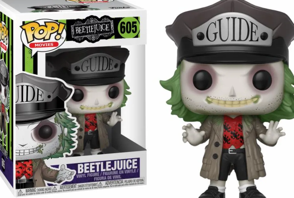 Beetlejuice - Beetlejuice with Guide Hat Pop! Vinyl Figure
