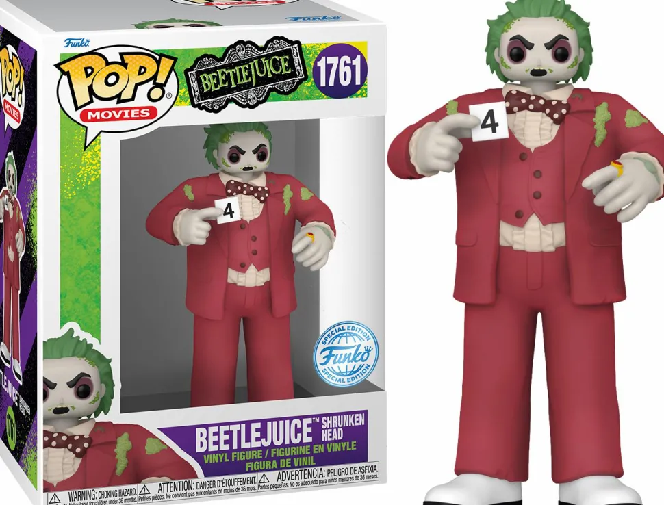 Beetlejuice - Beetlejuice (Shrunken Head) Pop! Vinyl Figure