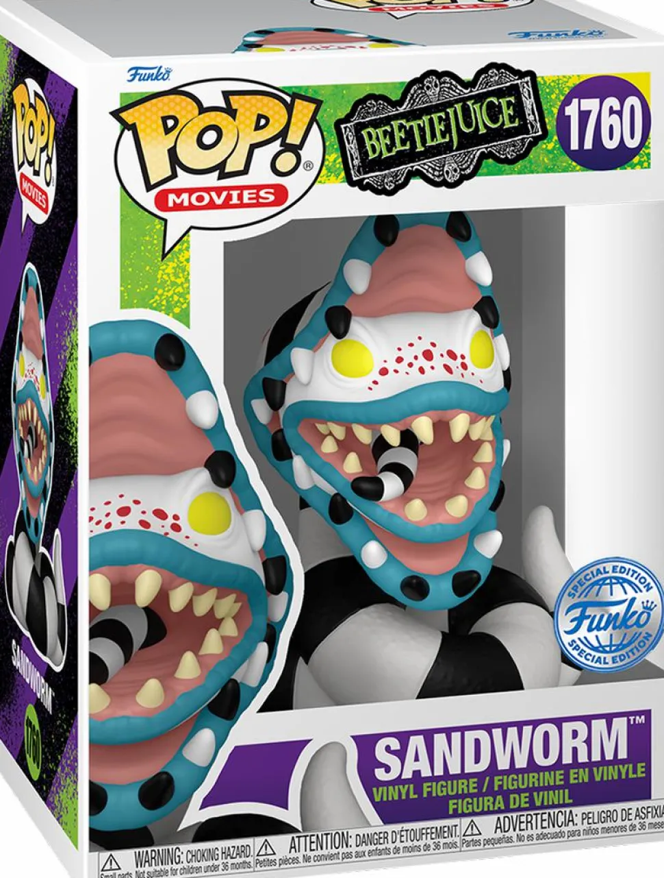 Beetlejuice - Sandworm Pop! Vinyl Figure (Popcultcha Exclusive)