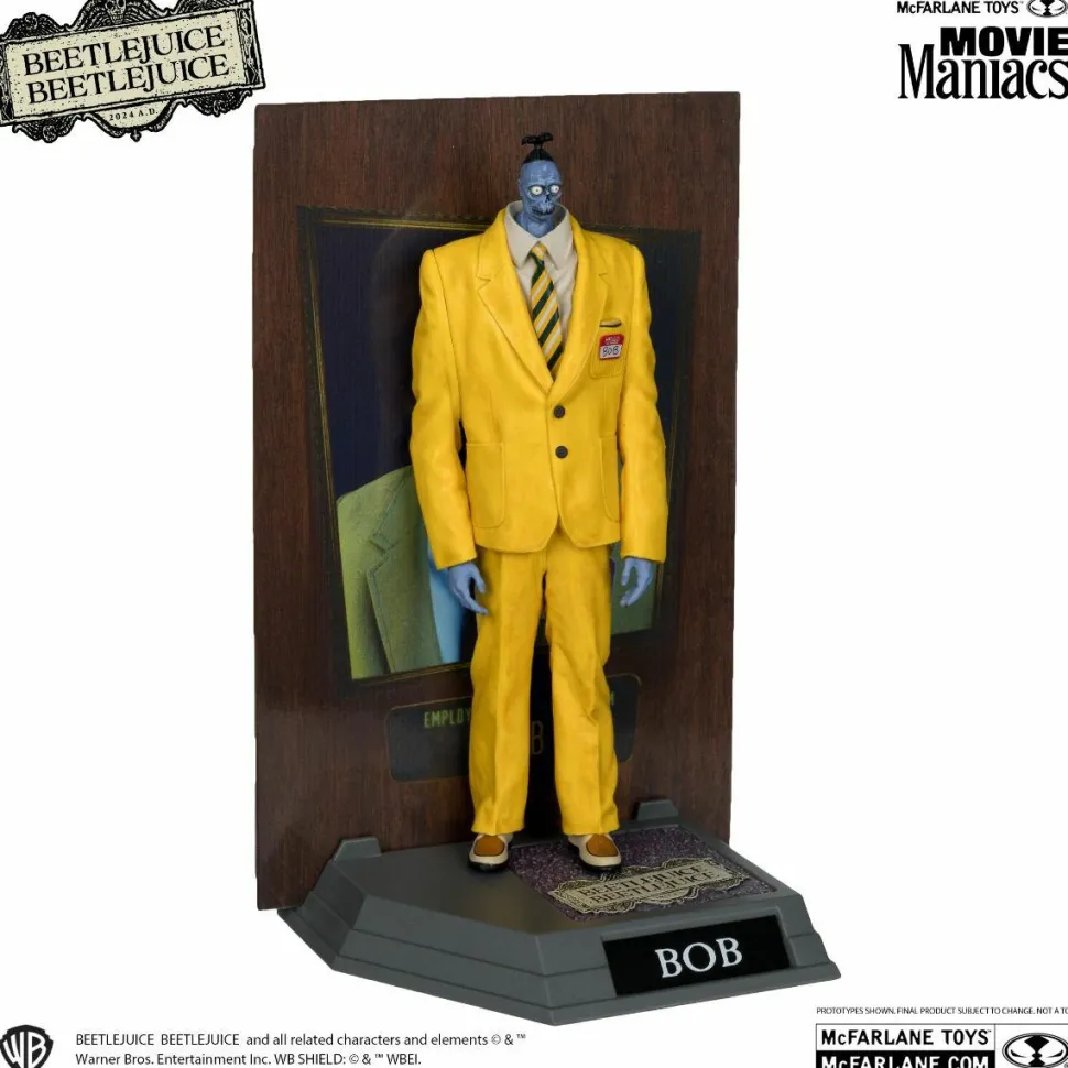 Beetlejuice Beetlejuice (2024) - Bob the Shrinker Movie Maniacs 6" Scale Posed PVC Figure