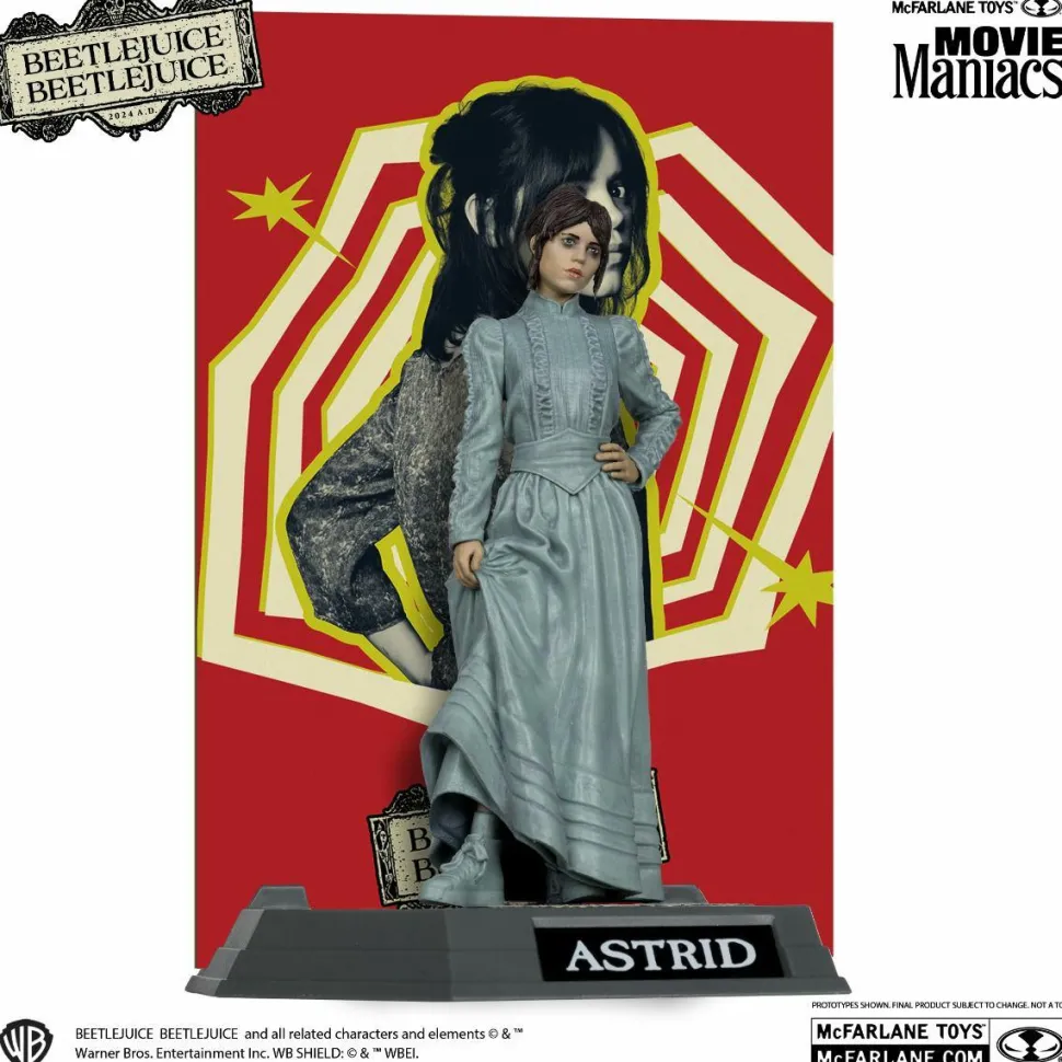 Beetlejuice Beetlejuice (2024) - Astrid Movie Maniacs 6" Scale Posed PVC Figure