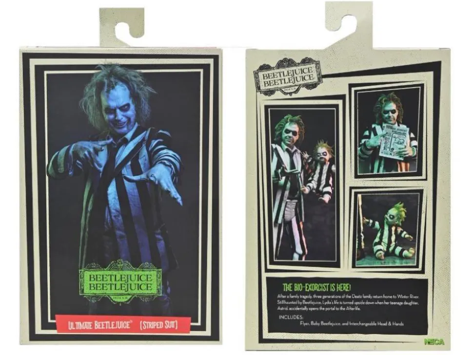 Beetlejuice Beetlejuice (2024) - Beetlejuice (Striped Suit) Ultimate 7'' Scale Action Figure