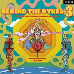 Behind the Dykes 3: Even More Beat, Blues and Psychedelic Nuggets from the Lowlands 1965-1972 2xLP Vinyl Record (2023 Record Store Day Exclusive Blue & Red Coloured Vinyl)