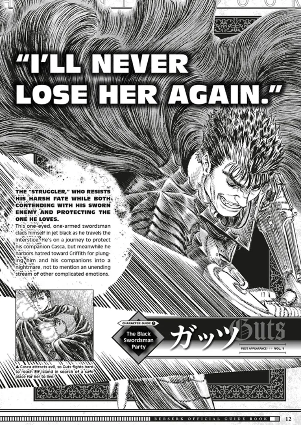 Berserk - The Official Guidebook Manga Paperback Book