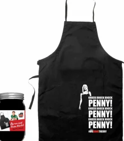 Big Bang Theory - Knock Penny Apron and Oven Mitt Set