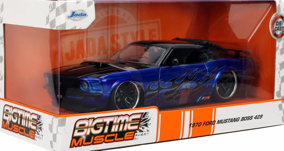 Big Time Muscle - 1970 Ford Mustang 1/24th Scale Die-Cast Vehicle Replica