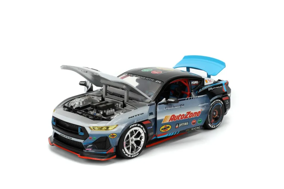 Big Time Muscle - James Deane's 2024 Ford Mustang RTR Racing 1/24th Scale Die-Cast Vehicle Replica