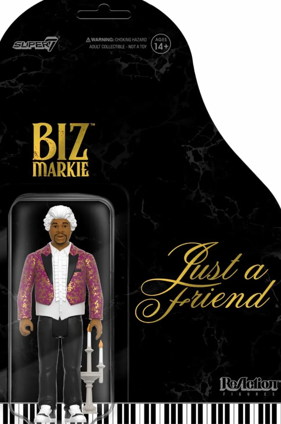 Biz Markie - Biz Markie (Just A Friend) ReAction 3.75" Action Figure