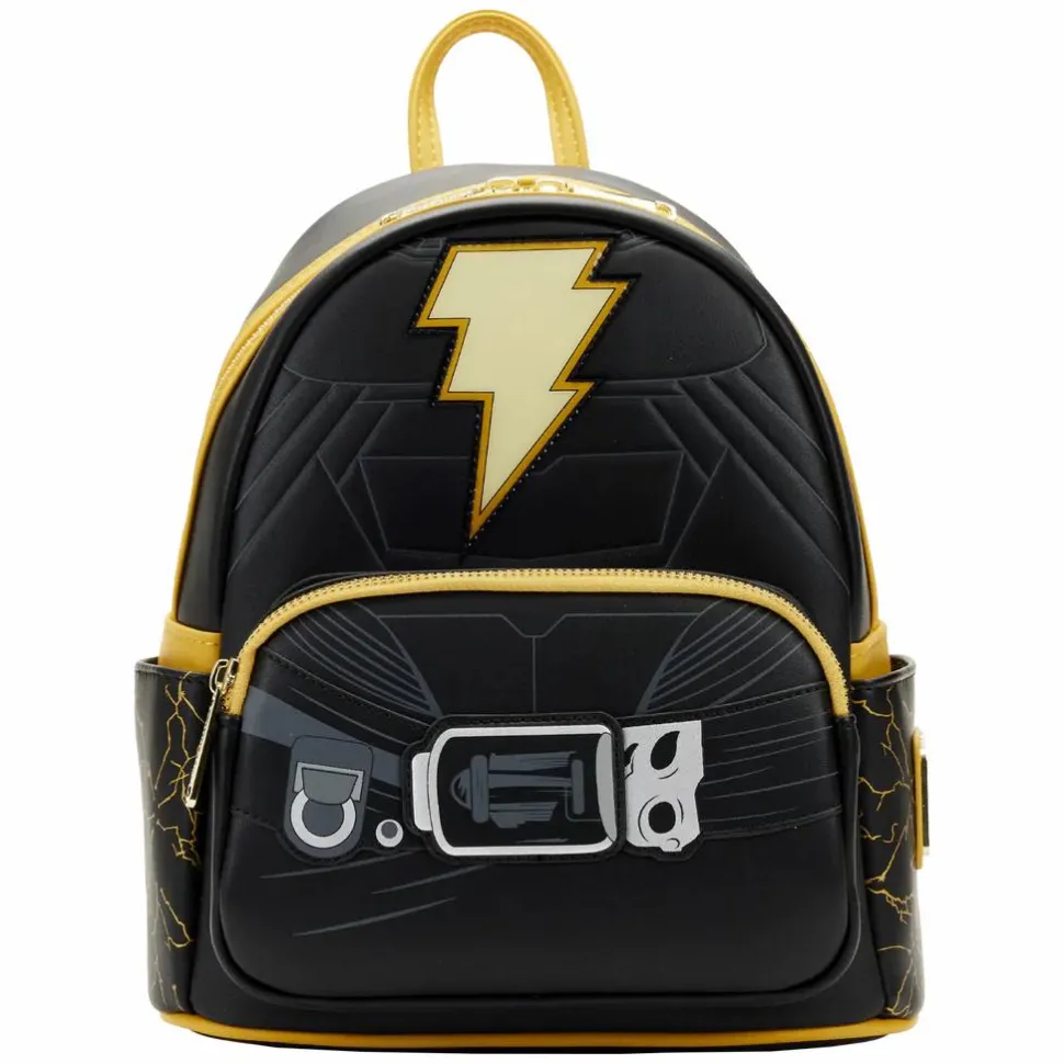 Black Adam - Cosplay Light Up 10” Faux Leather Mini Backpack