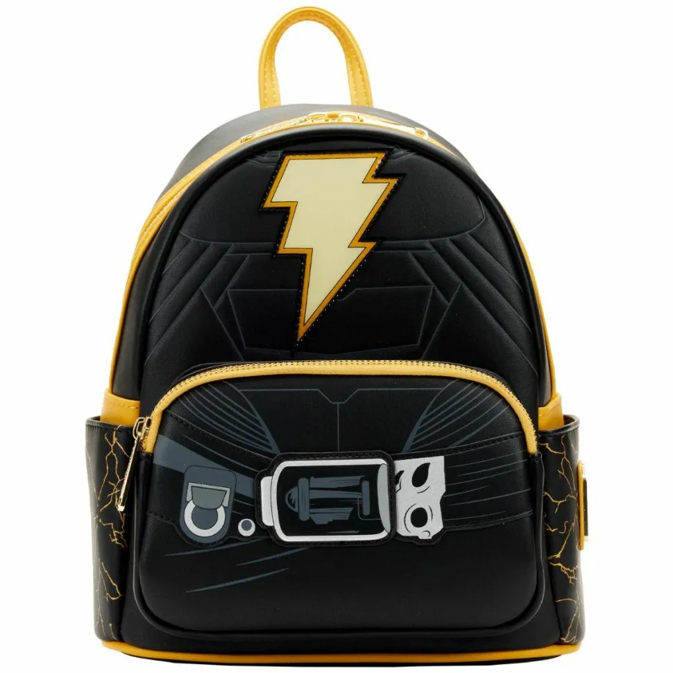 Black Adam - Cosplay Light Up 10” Faux Leather Mini Backpack