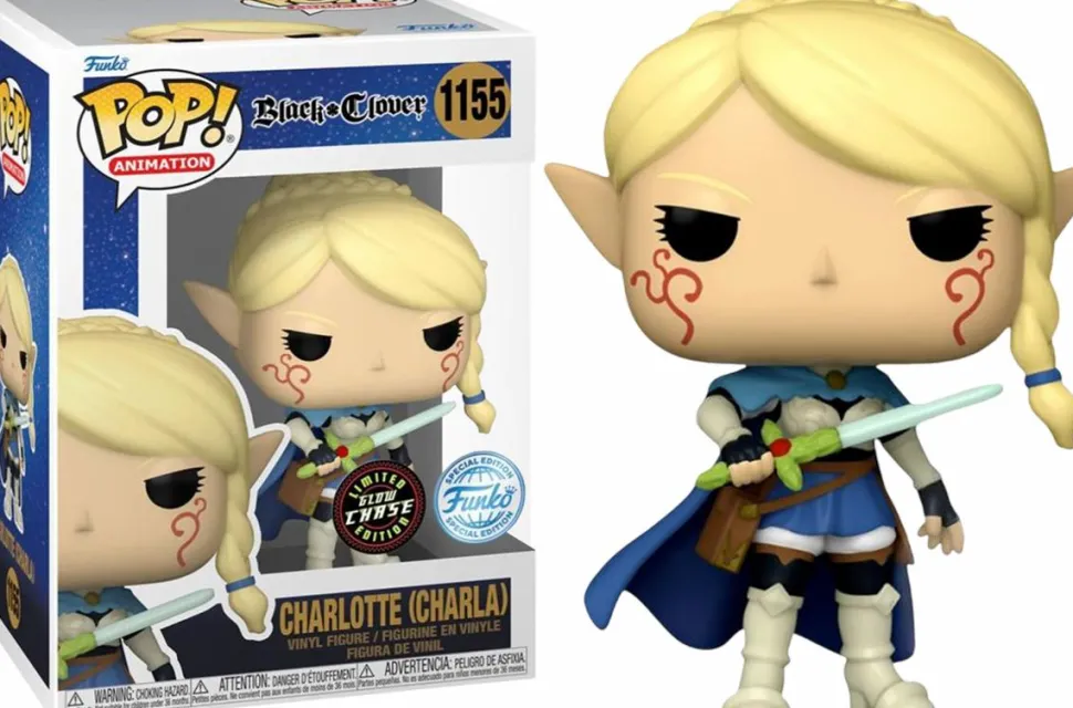 Black Clover - Charlotte Roselei Pop! Vinyl Figure in Acrylic Pop! Protector (Chase Variant)