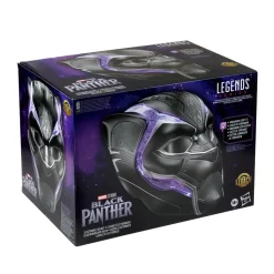 Black Panther (2018) - Black Panther Marvel Legends Premium Electronic 1:1 Scale Life-Size Prop Replica Helmet