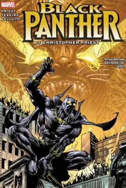 Black Panther - Black Panther by Christopher Priest Omnibus Volume 01 Hardcover Book (DM Variant Cover)