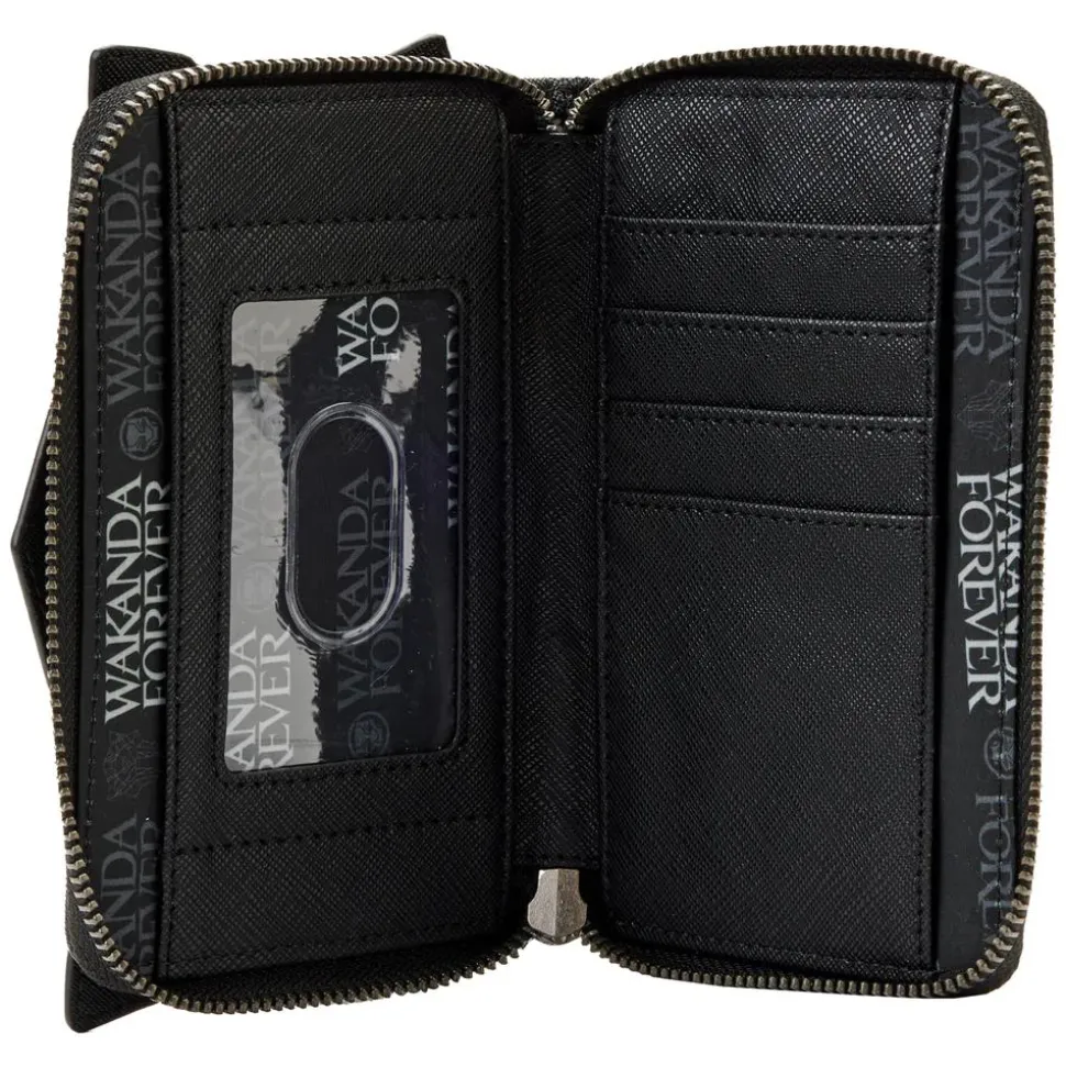 Black Panther - Wakanda Forever 4” Faux Leather Zip-Around Wallet